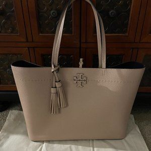 Tory Burch McGraw Tote-Devon Sand-NWOT